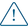 Warning icon.