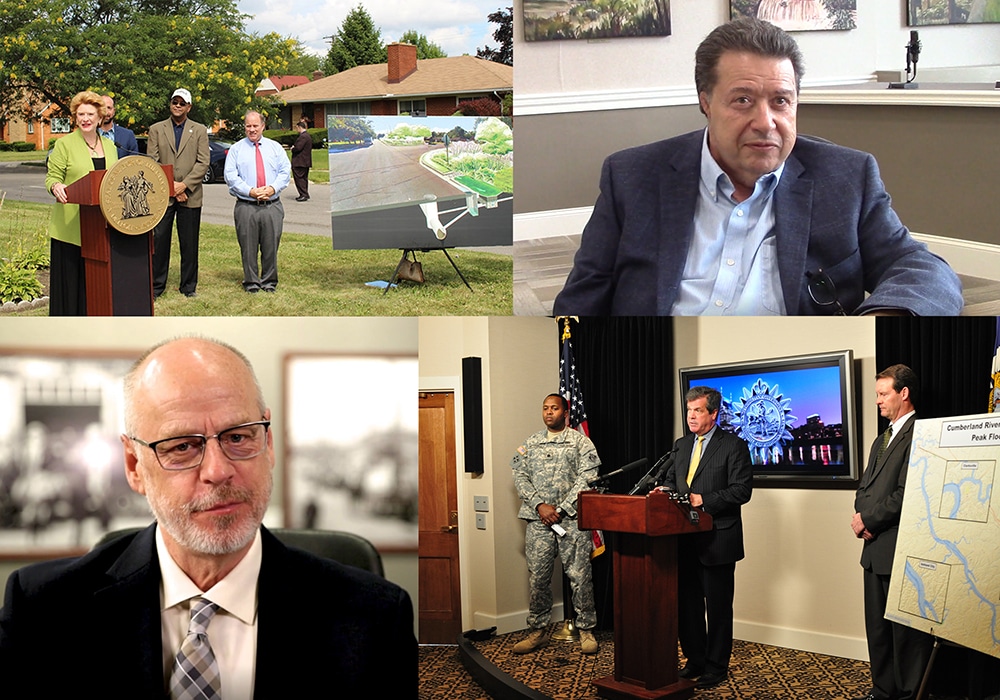 Pictures of elected officials.